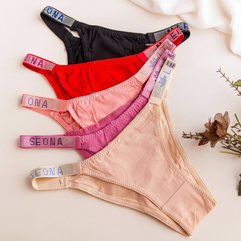 Sexy High Cut Cotton Thong Underwear (111)