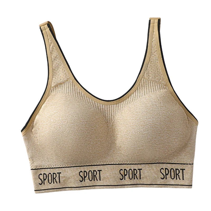 YOGA STYLE WIDE STRAP SPORTS BRA Free Size For (30-38) (041)