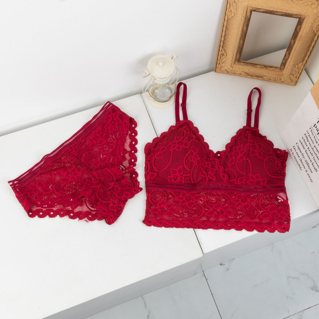 (30-36)Elegant Brallete and Panty Set Free Size For (047)