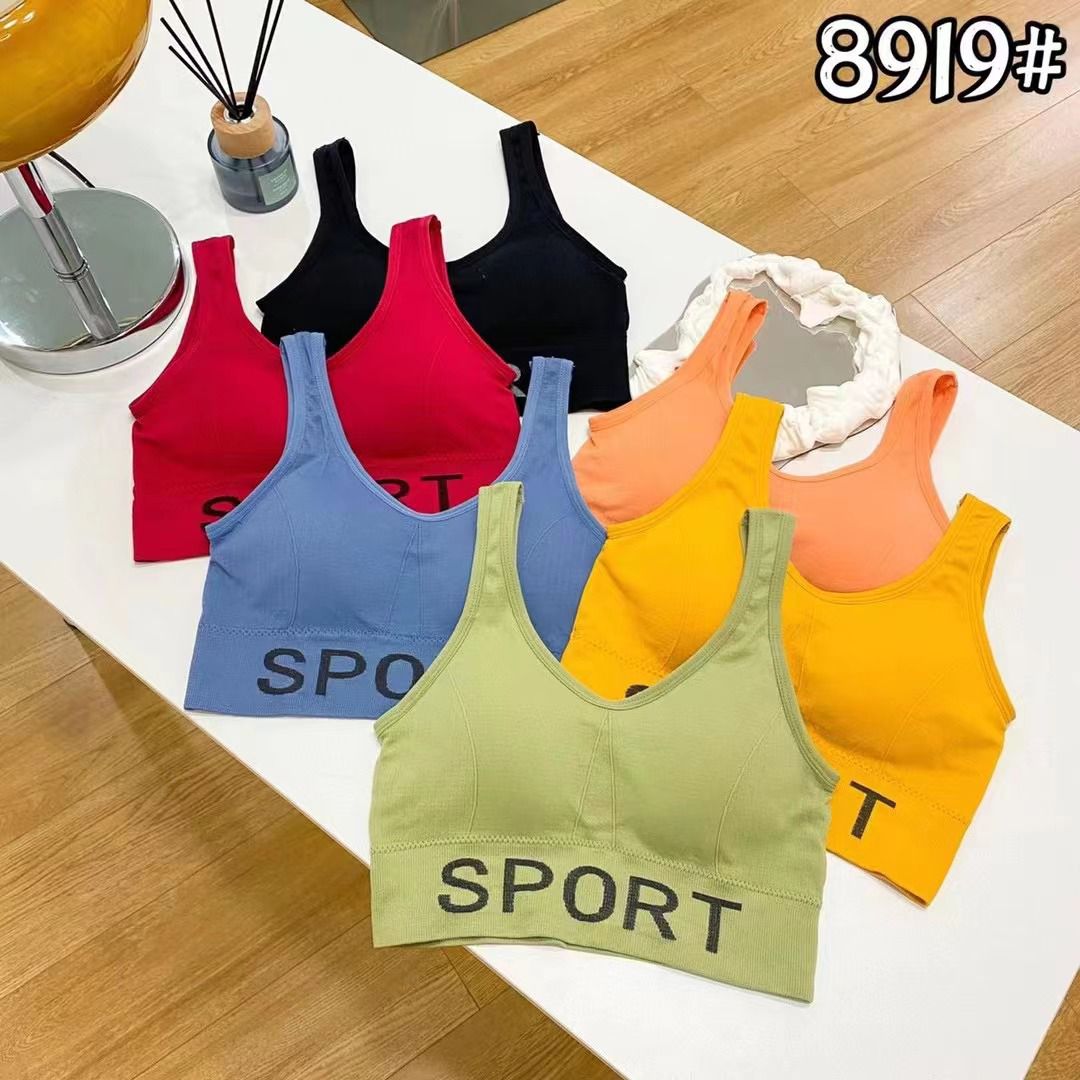WIDE STRAP SPORTS BRA Free Size For (30-36) (045)