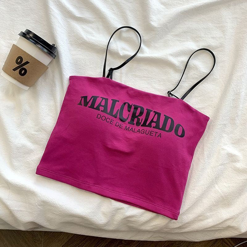 free size for(28-40)Malcriado Thin Straps Tank Top (040)
