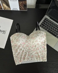 (34-40) Seamless Love Hearts Tank Top(035)
