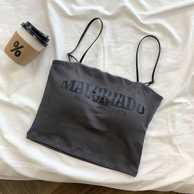 free size for(28-40)Malcriado Thin Straps Tank Top (040)